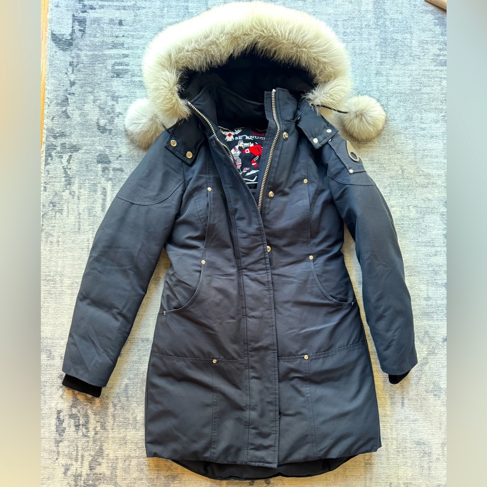 Moose Knuckles Stirling women parka jacket size xsmall